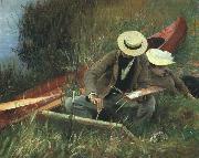 John Singer Sargent Paul Helleu Sketching With his Wife Sweden oil painting reproduction